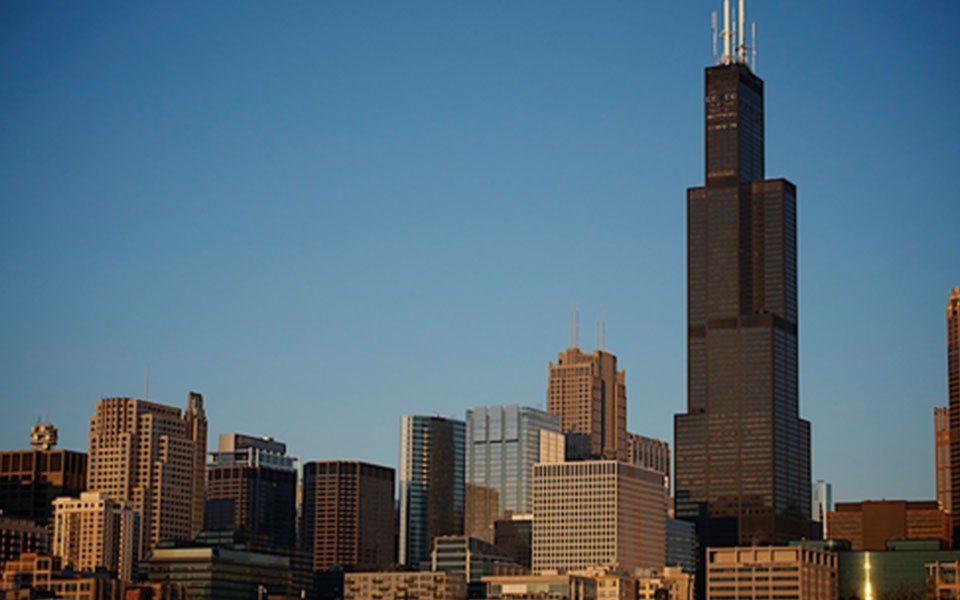 مبانٍ شهيرة وسط مدينة شيكاغو