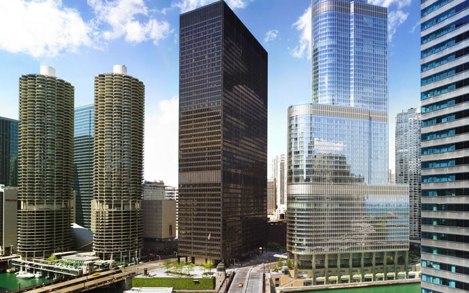 مبانٍ شهيرة وسط مدينة شيكاغو