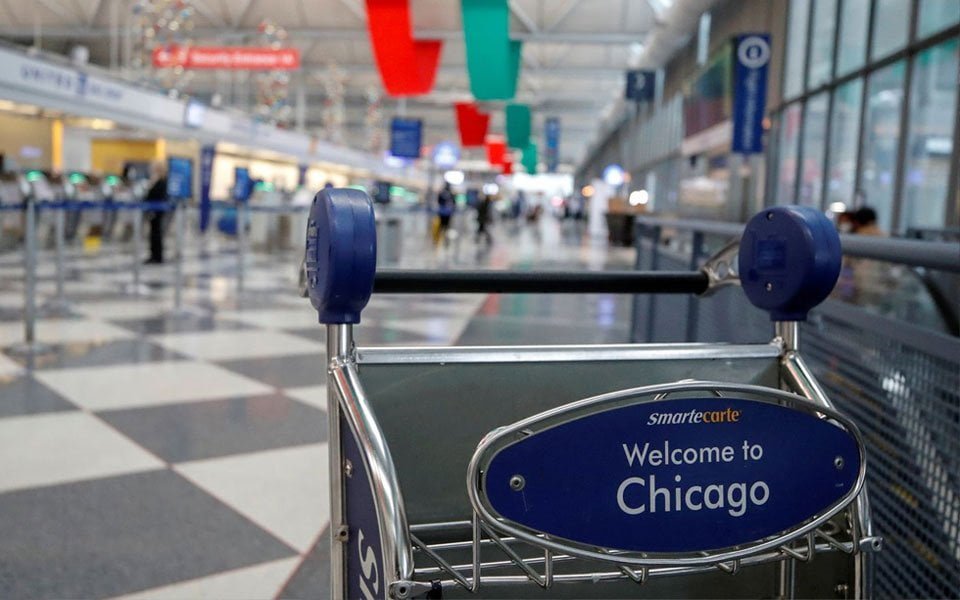 قائمة وجهات السفر الطارئة إلى شيكاغو