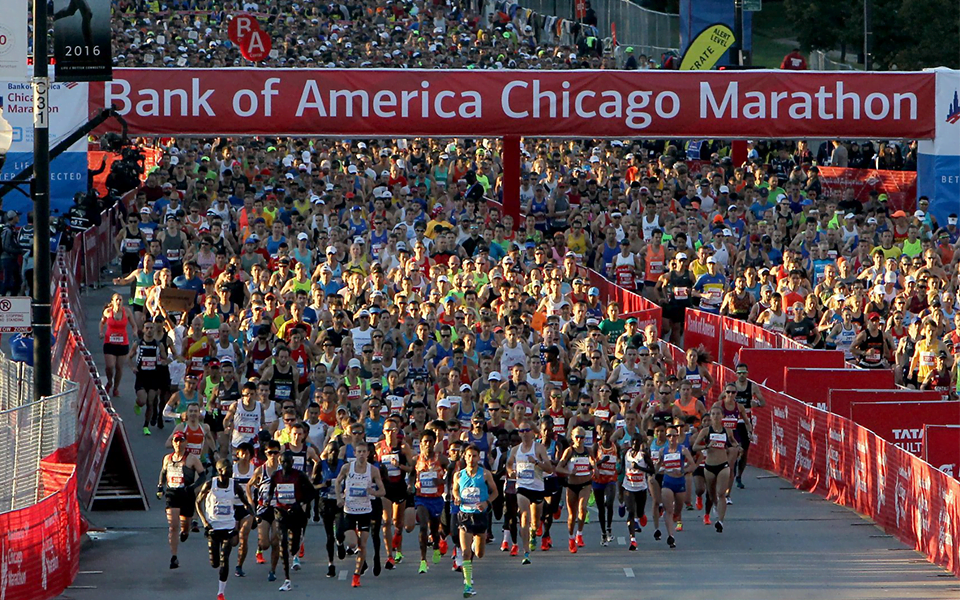 استثناءات لمشتركي ماراثون Bank of America Chicago