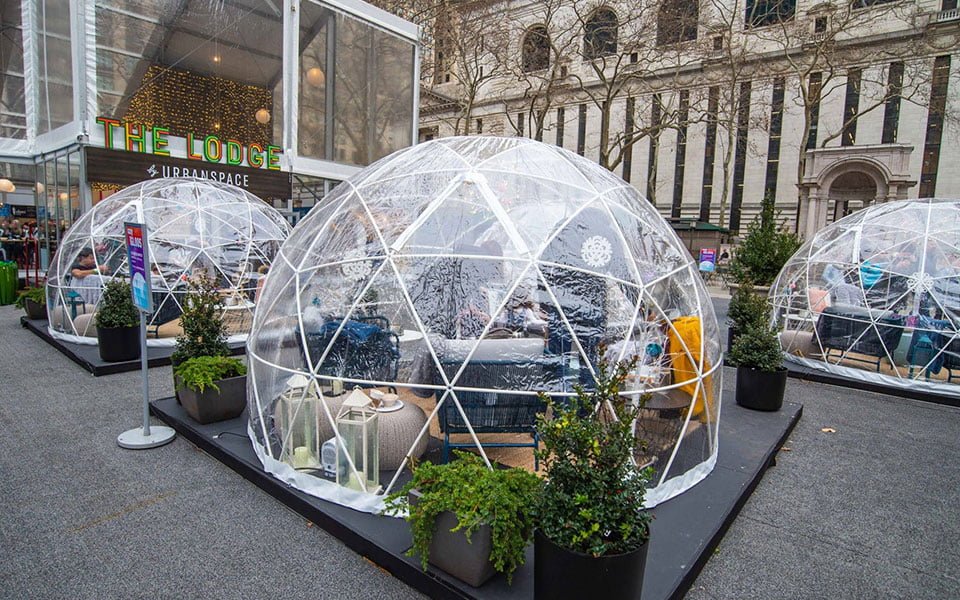 الأنشطة الشتوية في منتزه "Bryant Park"