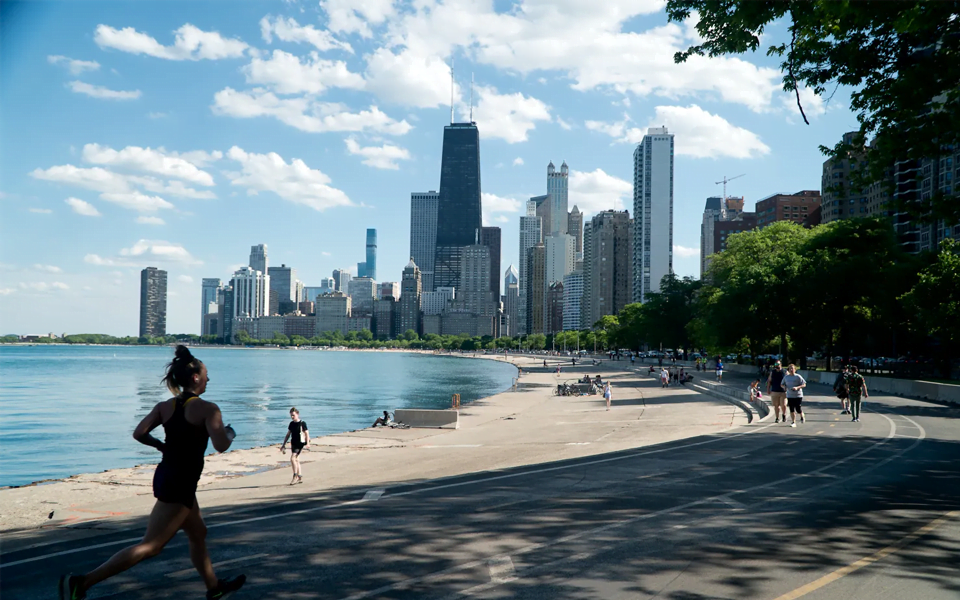 طريق "ليك فرونت ترايل"