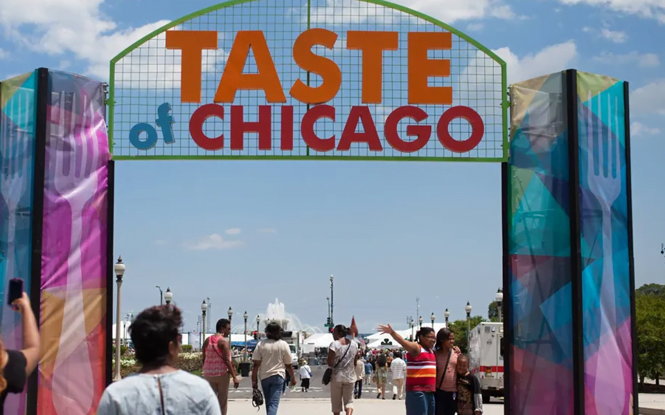 مهرجان الأكل في شيكاغو 2022