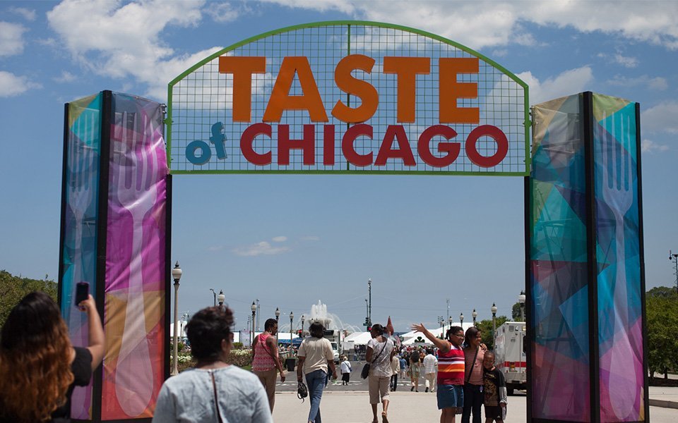 مهرجان "The taste of Chicago"